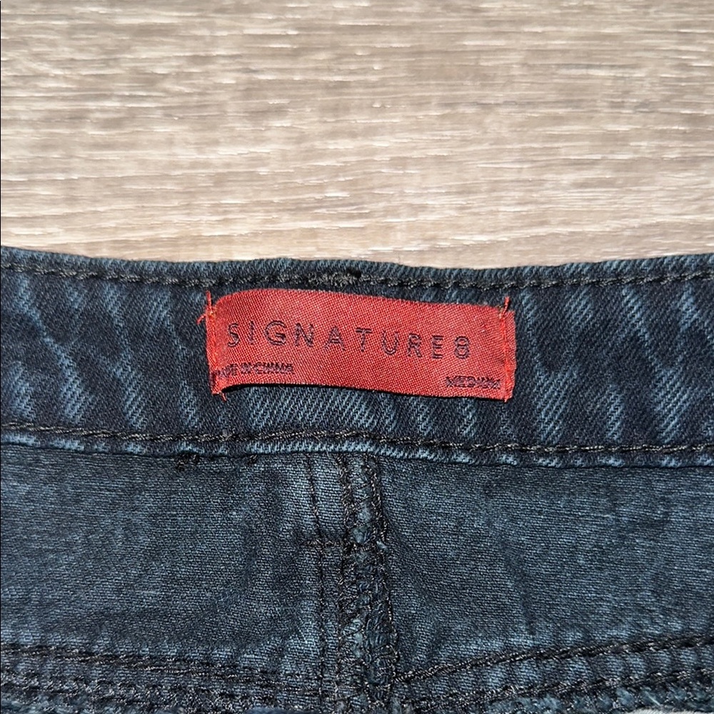 Signature8 Blue Mini Skirt Casual - Picture 2 of 3